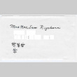 Address and note (ddr-densho-501-84)