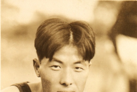 Keio University track athlete (ddr-njpa-4-2671)