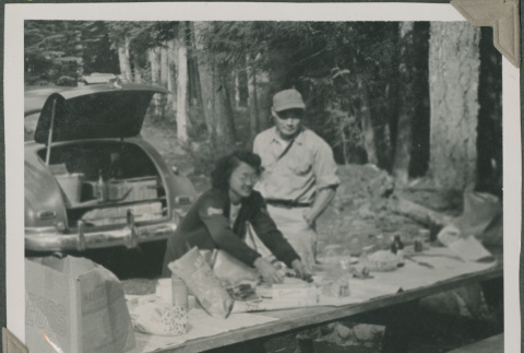 Campers on Mt. Rainier (ddr-densho-201-964)