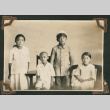 Portrait of four siblings (ddr-densho-359-22)