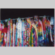 Rows of Tsurus hanging along wall (ddr-densho-426-522)