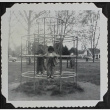 Two children on a play structure (ddr-densho-300-427)