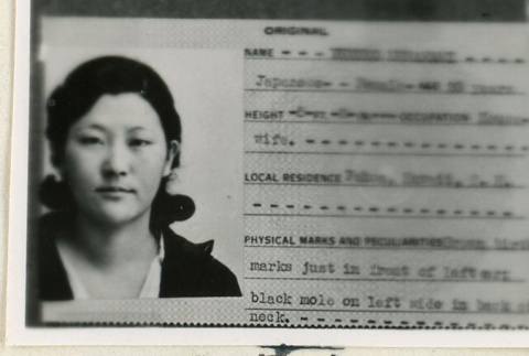 Yukuko Murakami citizenship card (ddr-densho-37-1686)