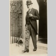Ramsay MacDonald leaving his offices (ddr-njpa-1-916)