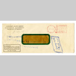 Envelope from J. M. Lowery, County Auditor to [Seiichi Okine], January 10, 1946 (ddr-csujad-5-198)