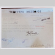 Teletype message from Elmer M. Rowalt to Ray D. Johnston (ddr-densho-379-744)