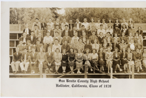 San Benito High School Class Photo (ddr-densho-587-95)