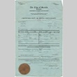 Birth certificate (ddr-densho-278-33)