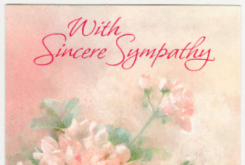 Card from Adrienne to Kris and Sachi Marubayashi (ddr-densho-329-1074)