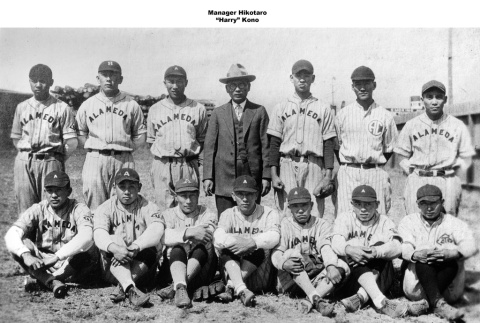 Team photo of the Alameda Taiiku Kai baseball team (ddr-ajah-5-78)