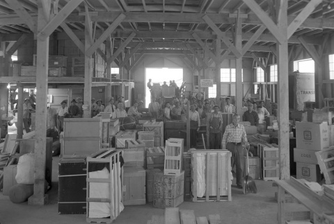 Employees inside a warehouse in Minidoka (ddr-fom-1-704)