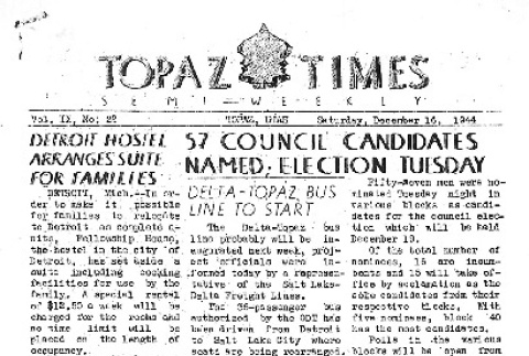 Topaz Times Vol. IX No. 22 (December 16, 1944) (ddr-densho-142-364)