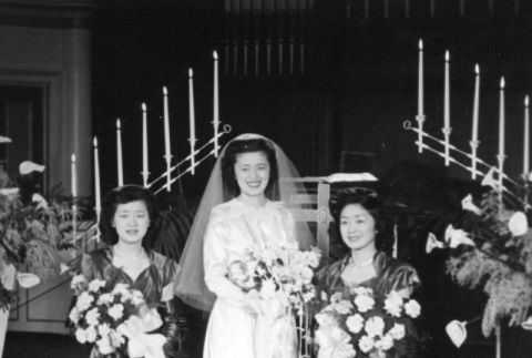 Wedding of Sam Sakamoto and Hanaye (Fujiwara) Sakamoto (ddr-one-1-41)