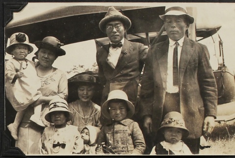 Nikkei children and parents (ddr-densho-259-166)