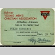 Rohwer Young Men's Christian Association membership card (ddr-densho-167-59)