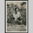 woman in garden (ddr-densho-378-357)