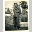 Soldier in front of a fountain (ddr-densho-22-296)