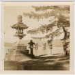 Shrine on shore with Torii in background (ddr-densho-426-1387)