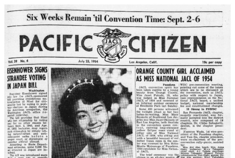 The Pacific Citizen, Vol. 39 No. 4 (July 23, 1954) (ddr-pc-26-30)