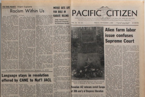 Pacific Citizen, Vol. 79, No. 18 (November 1, 1974) (ddr-pc-46-43)