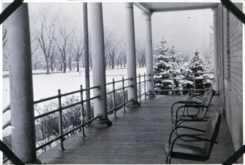 Porch in winter (ddr-densho-1007-678)