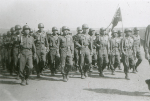 Soldiers marching (ddr-densho-1007-506)