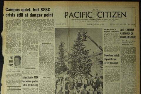 Pacific Citizen 1969 Collection (ddr-pc-41)