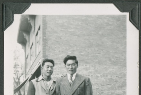 Goro Minaga and Buster Miya (ddr-densho-328-357)