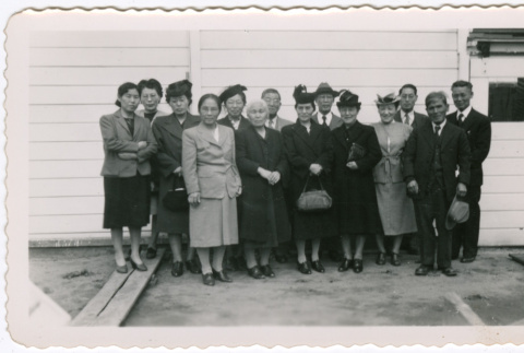 Group outside a building (ddr-densho-433-751)