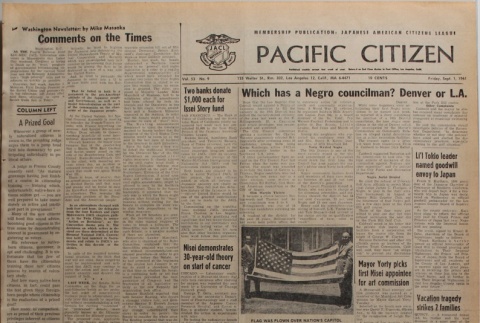 Pacific Citizen, Vol. 53, No. 9 (September 1, 1961) (ddr-pc-33-35)