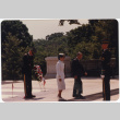 Frank Sato at the Tomb of the Unknown Soldier (ddr-densho-345-63)