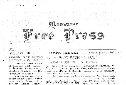 Manzanar Free Press Vol. 6 No. 72 (February 28, 1945) (ddr-densho-125-316)