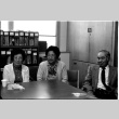 Two women and Tim Nomiyama at table (ddr-densho-1007-1144)