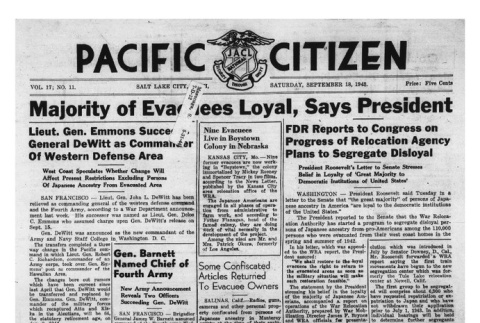 The Pacific Citizen, Vol. 17 No. 11 (September 18, 1943) (ddr-pc-15-36)