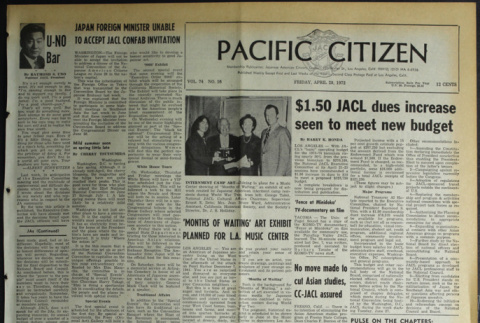Pacific Citizen, Vol. 74, No. 16 (April 28, 1972) (ddr-pc-44-16)