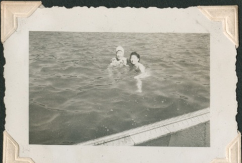 Two women swimming (ddr-densho-321-158)