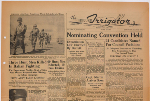 Minidoka Irrigator Vol. IV No. 23 (July 22, 1944) (ddr-densho-119-189)