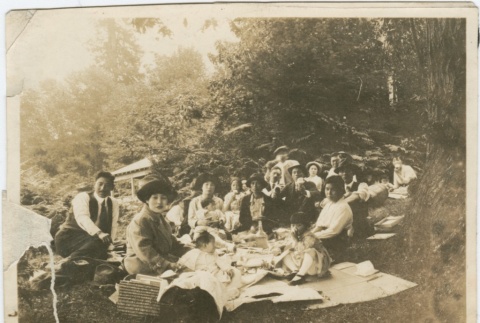 Group at a picnic (ddr-densho-321-518)