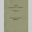 First Quarterly Report, March 18 to June 30, 1942 (ddr-densho-156-421)