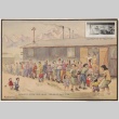 Painting of the mess hall line (ddr-manz-2-9)