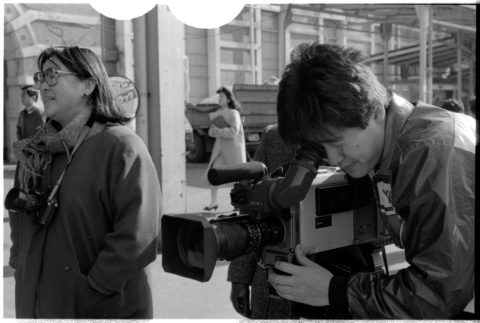 Loni and cameraman (ddr-densho-1007-1180)