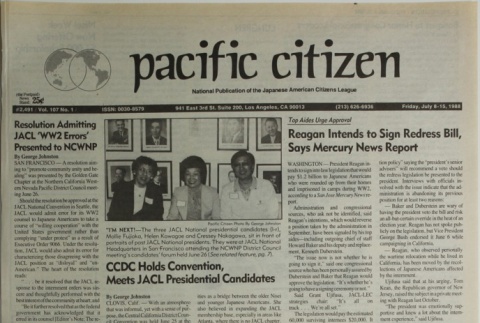 Pacific Citizen, Vol. 107, No. 1 (July 8-15, 1988) (ddr-pc-60-26)