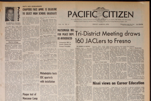 Pacific Citizen, Vol. 76, No. 09, (March 9, 1973) (ddr-pc-45-9)
