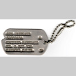 Dog tags for Ben Mayewaki (ddr-densho-563-52)