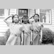 Three Girl Scouts (ddr-densho-61-4)
