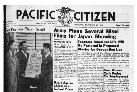 The Pacific Citizen, Vol. 29 No. 22 (November 26, 1949) (ddr-pc-21-47)