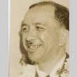 Man wearing leis (ddr-njpa-2-375)