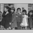 School children reciting the Pledge of Allegiance (ddr-densho-151-125)