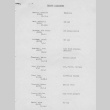 Lists of individuals interviewed for purposes of creating the fiscal budget (ddr-densho-274-111)