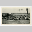 Outdoor stage at the Gila River incarceration camp (ddr-csujad-42-221)
